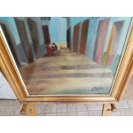 Средна картина масло на платно Испания - 3655 - КА42